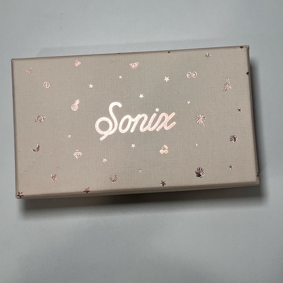 Sonix Chic Gold Frame Sunglasses with Pink Lenses - Picture 5 of 5